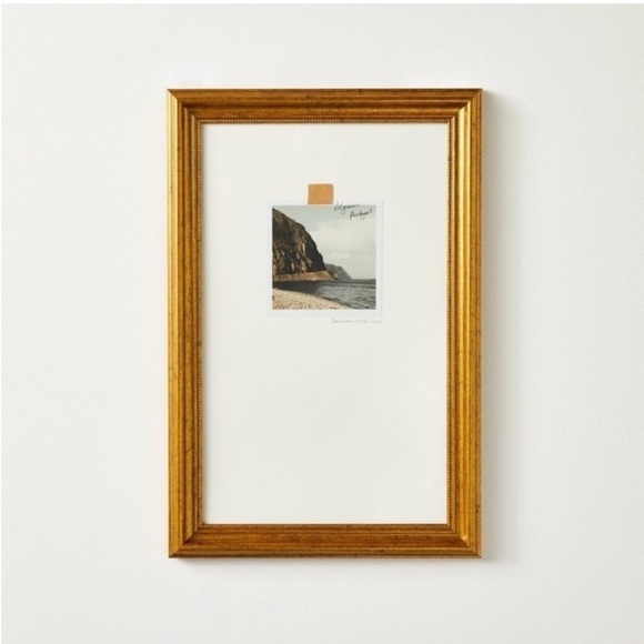 NWT 12"x18" Travel Photo Gold Framed Wall Art - Threshold Studio McGee - Picture 1 of 8